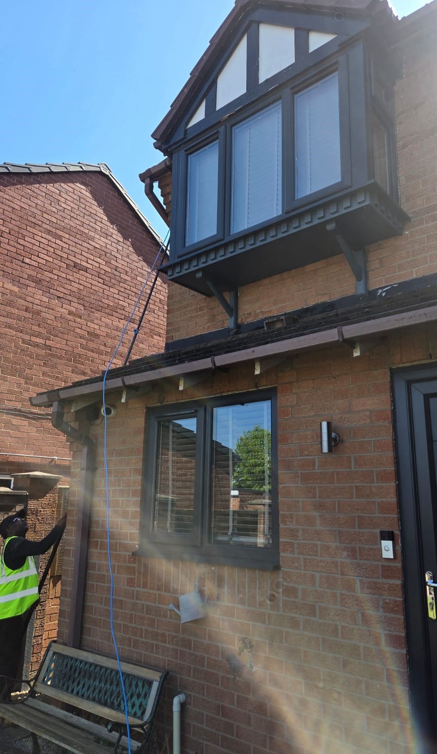 Water fed pole window cleaning Doncaster